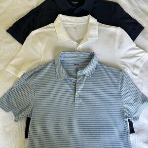 3 men’s polos, mixed brand bundle